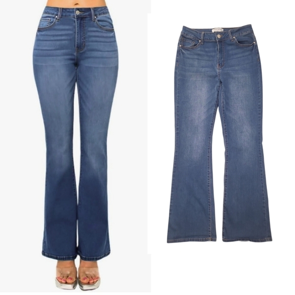 Wax Jeans Slim Boot Cut Jeans 90332 Medium Size 9 - Picture 1 of 11